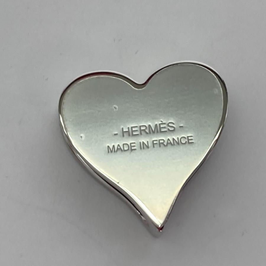 HERMES エルメス ハートモチーフ ティータイム ツイリーリング スカーフリング メタル レッド レディース【中古】未使用 | HERMES | 01