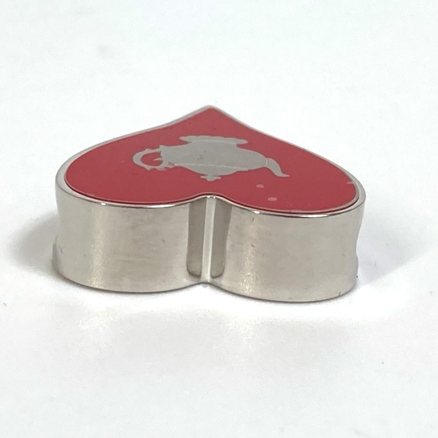 HERMES エルメス ハートモチーフ ティータイム ツイリーリング スカーフリング メタル レッド レディース【中古】未使用 | HERMES | 04