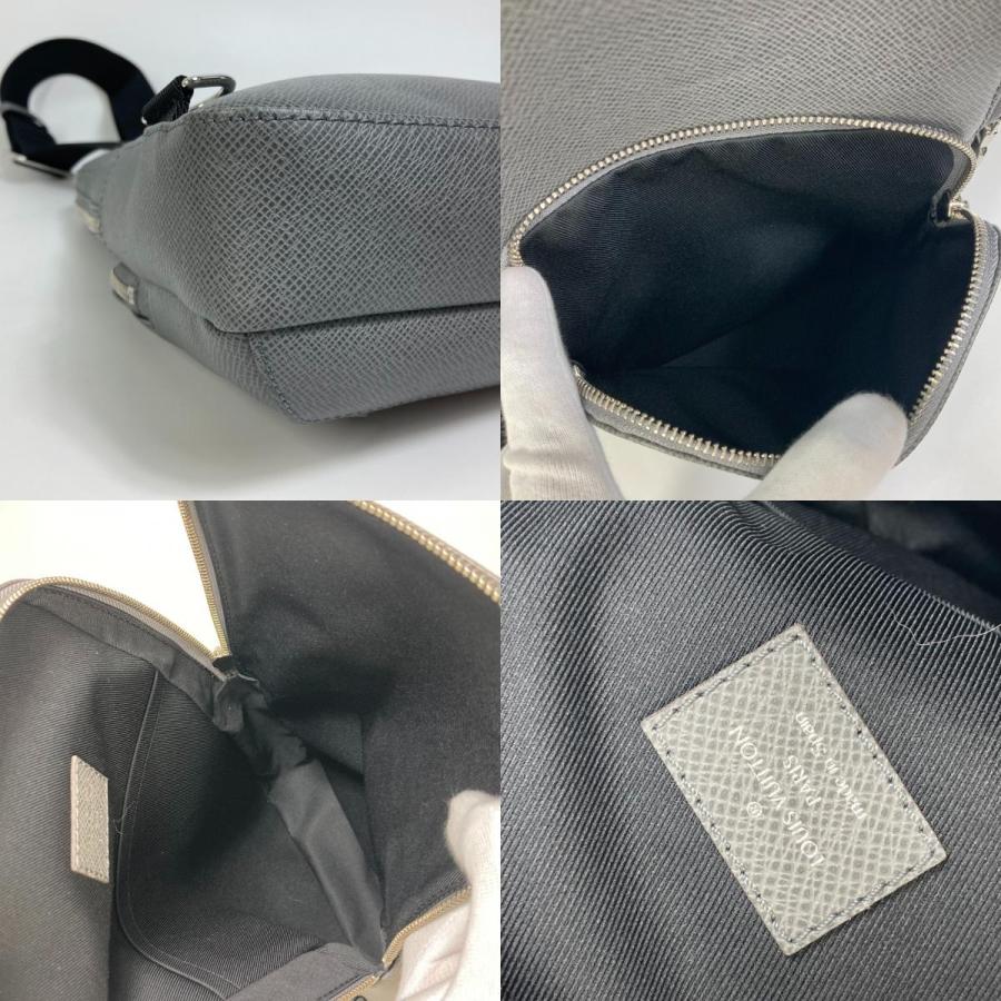 LOUIS VUITTON ルイヴィトン M30801 タイガ アヴェニュー・バックパック ショルダーバッグ タイガレザー グリ グレー メンズ【中古】 | LOUIS VUITTON | 08