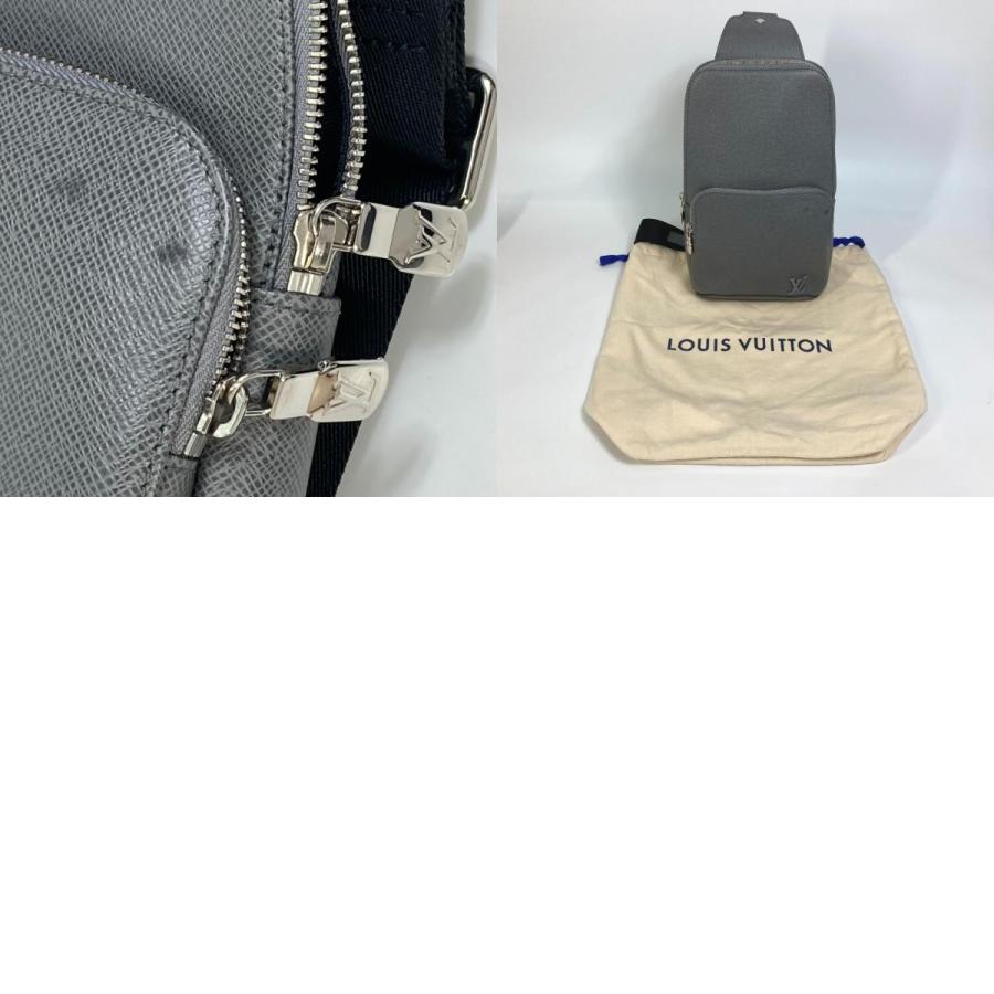 LOUIS VUITTON ルイヴィトン M30801 タイガ アヴェニュー・バックパック ショルダーバッグ タイガレザー グリ グレー メンズ【中古】 | LOUIS VUITTON | 09