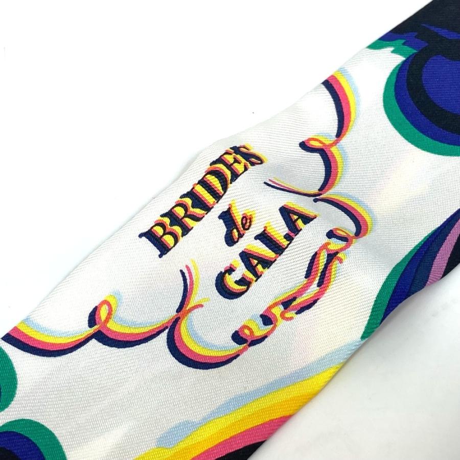 HERMES エルメス ブリッド・ドゥ・ガラ・シャドー Brides de Gala Shadow ツイリー スカーフ シルク マルチカラー レディース【中古】 | HERMES | 01