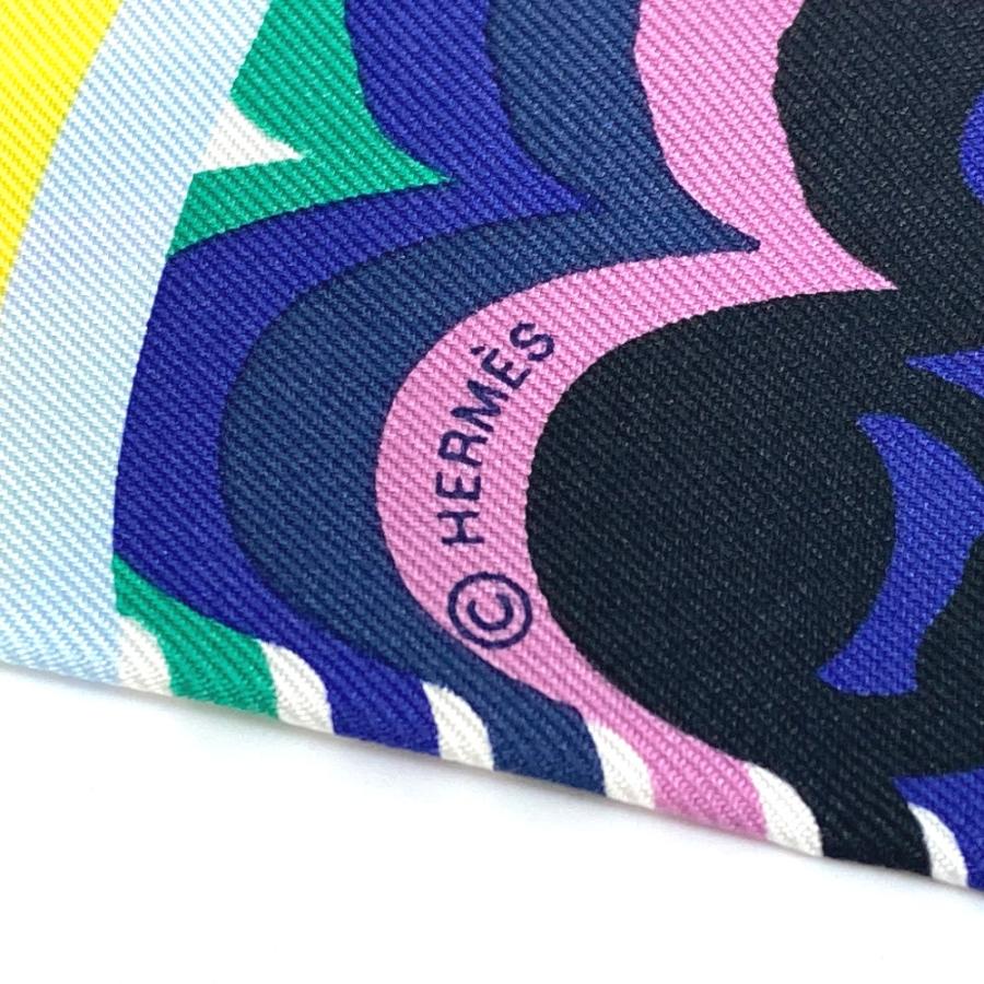 HERMES エルメス ブリッド・ドゥ・ガラ・シャドー Brides de Gala Shadow ツイリー スカーフ シルク マルチカラー レディース【中古】 | HERMES | 02