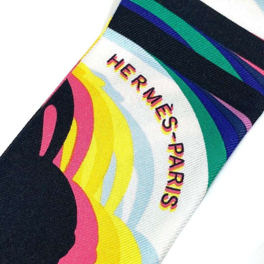 HERMES エルメス ブリッド・ドゥ・ガラ・シャドー Brides de Gala Shadow ツイリー スカーフ シルク マルチカラー レディース【中古】 | HERMES | 06