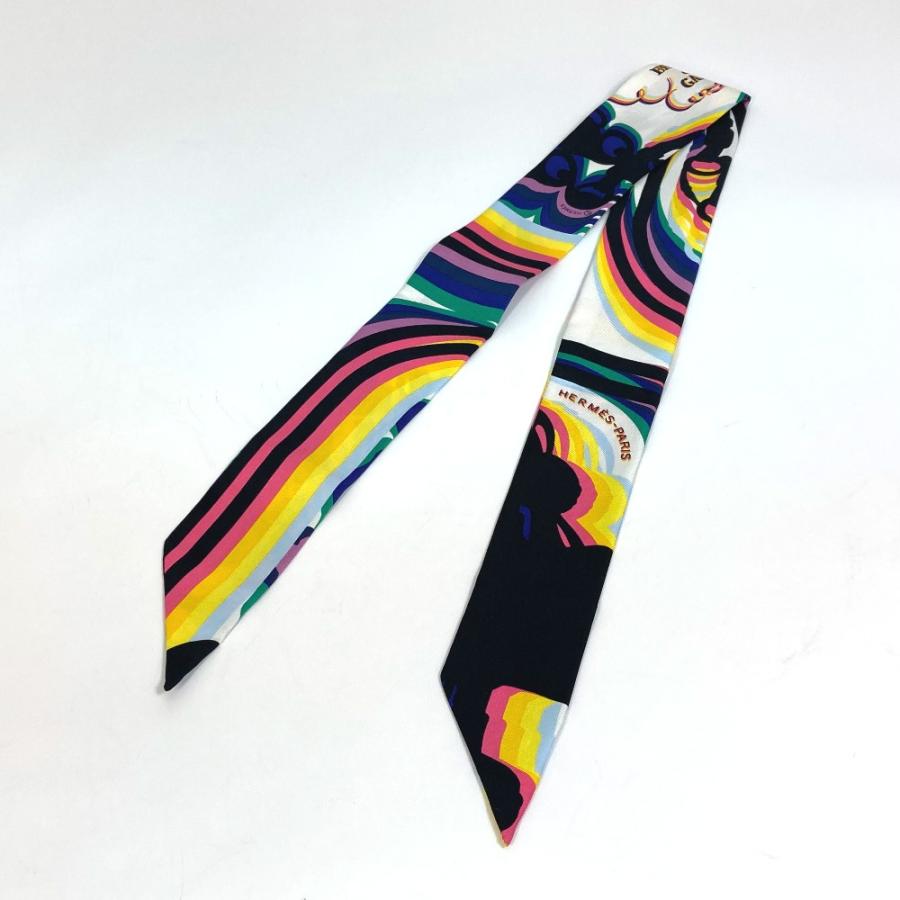 HERMES エルメス ブリッド・ドゥ・ガラ・シャドー Brides de Gala Shadow ツイリー スカーフ シルク マルチカラー レディース【中古】 | HERMES | 07