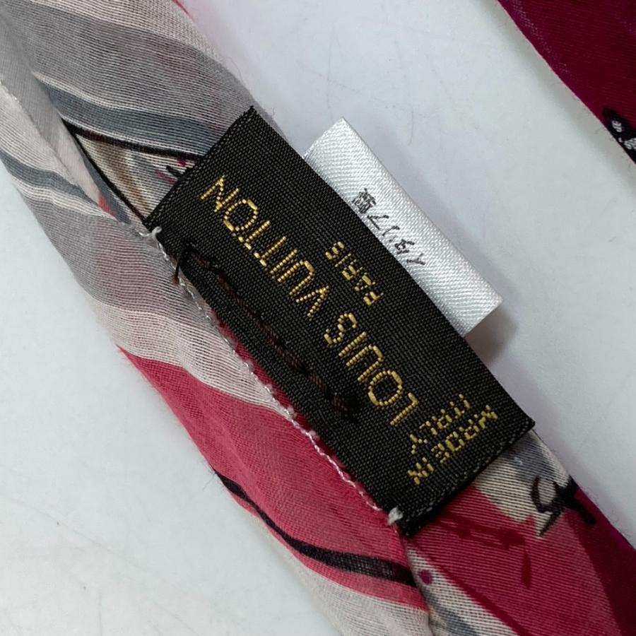 LOUIS VUITTON ルイヴィトン 総柄 アパレル 小物 スカーフ コットン マルチカラー レディース【中古】 | LOUIS VUITTON | 06