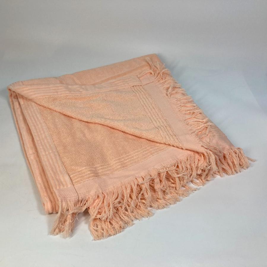 BALENCIAGA バレンシアガ 535525 ロゴ スポーツタオル/ビーチタオル セット タオル コットン ピンクベージュ系 ユニセックス【中古】 | BALENCIAGA | 01