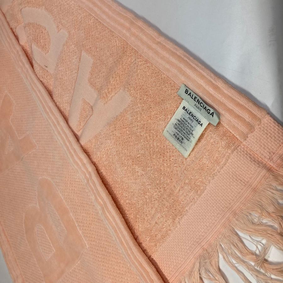 BALENCIAGA バレンシアガ 535525 ロゴ スポーツタオル/ビーチタオル セット タオル コットン ピンクベージュ系 ユニセックス【中古】 | BALENCIAGA | 07