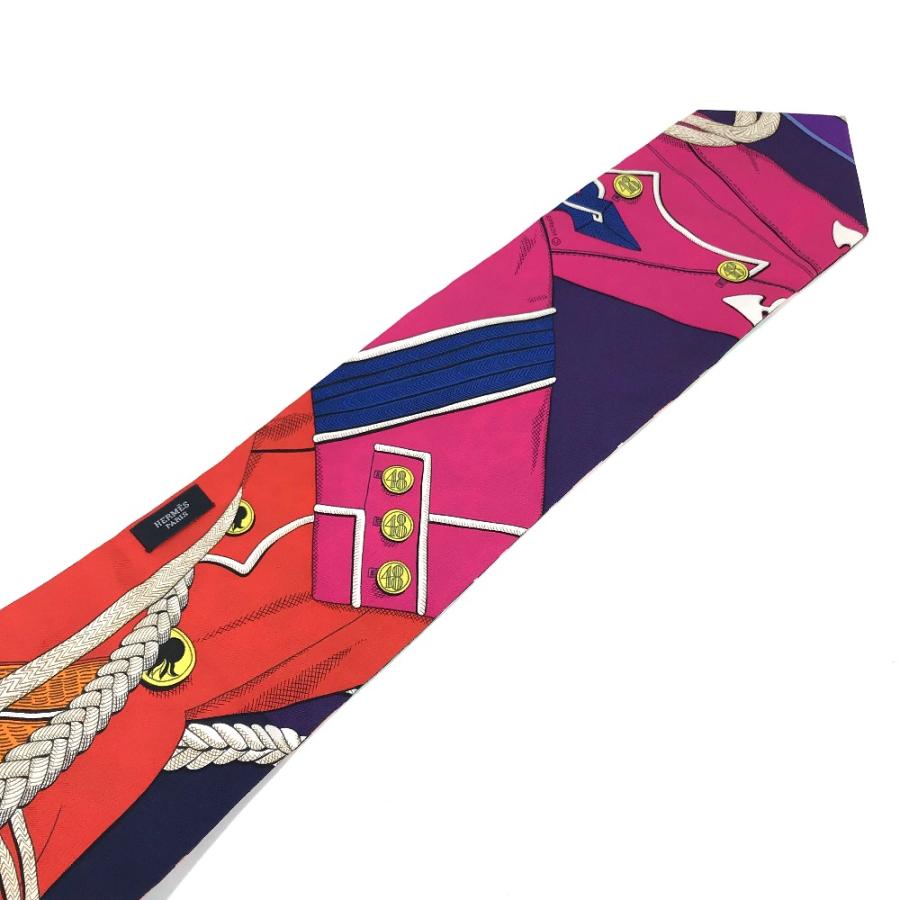 HERMES エルメス レオパード バタフライ ファッション小物 ツイリー スカーフ シルク グリーン レディース【中古】新品同様 | HERMES | 04