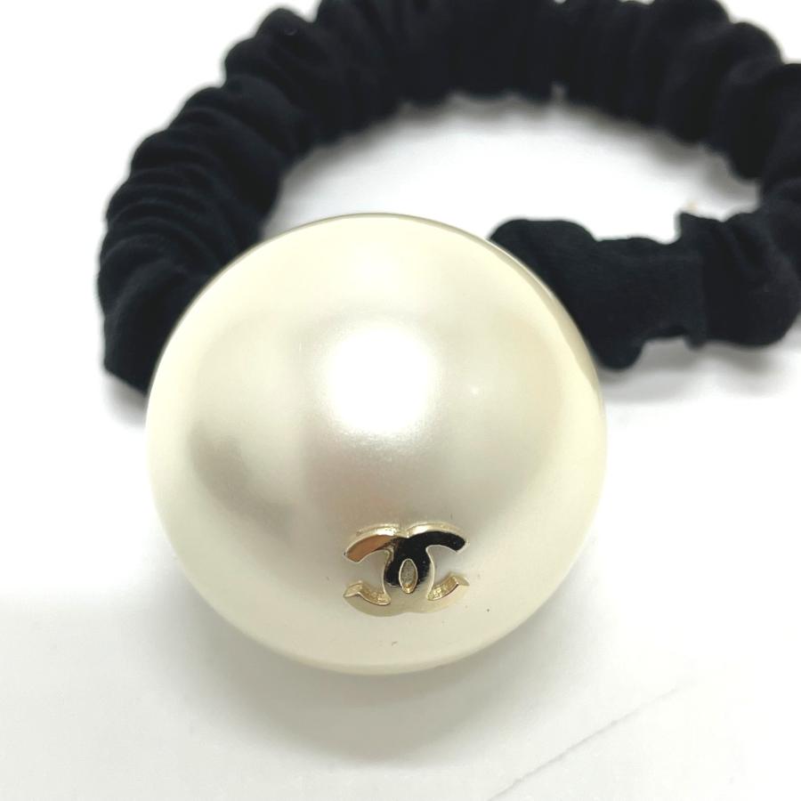 CHANELシャネル ヘアゴム　CCマーク　パール 楽天市場】CHANEL シャネル CC ココマーク シュシュ F22V