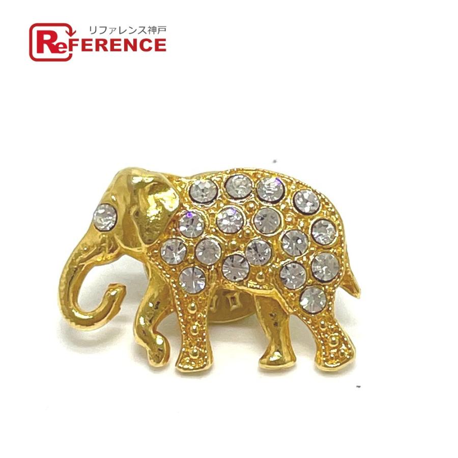 CELINE セリーヌ ピンブローチ ピンバッジ ブローチ GP ゴールド レディース【中古】 | CELINE