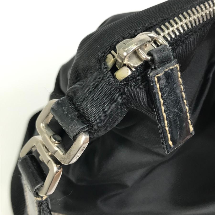 PRADA プラダ ロゴプレート 鞄 斜め掛け ショルダーバッグ イカット