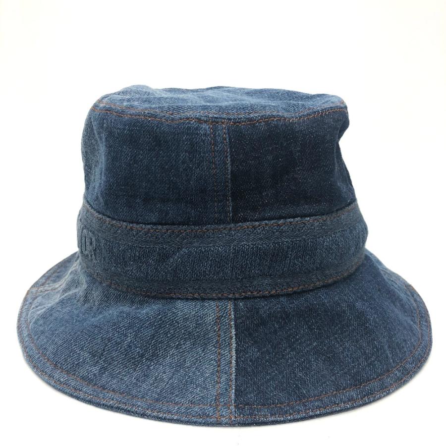 Dior ディオール 11DPD923A130 ロゴ パッチワーク バケットハット 帽子/アパレル ハット デニム ブルー レディース【中古】 |  | 02