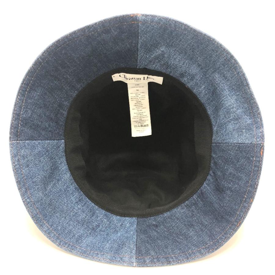 Dior ディオール 11DPD923A130 ロゴ パッチワーク バケットハット 帽子/アパレル ハット デニム ブルー レディース【中古】 |  | 04