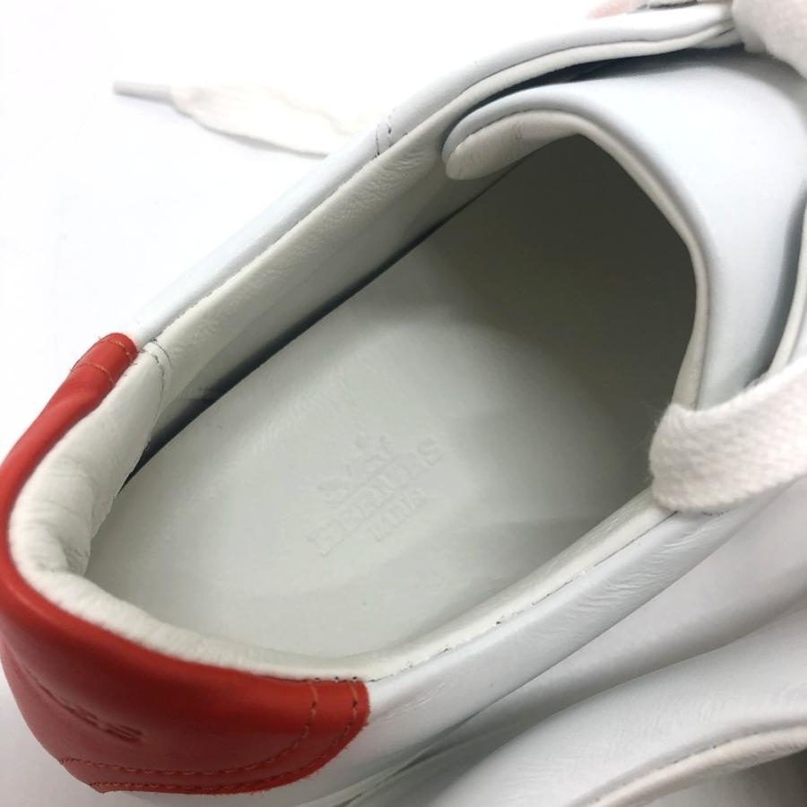 HERMES エルメス アヴァンタージュ 2020SS スポーツシューズ スニーカー レザー ホワイト レディース【中古】未使用 | HERMES | 07