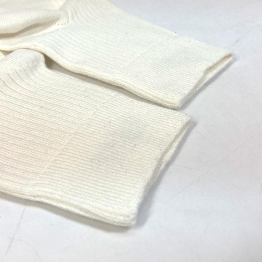 CELINE セリーヌ ロゴ エンブロイダリー ミドルライズ アスレチックソックス 靴下 コットン ホワイト レディース【中古】未使用 | CELINE | 03