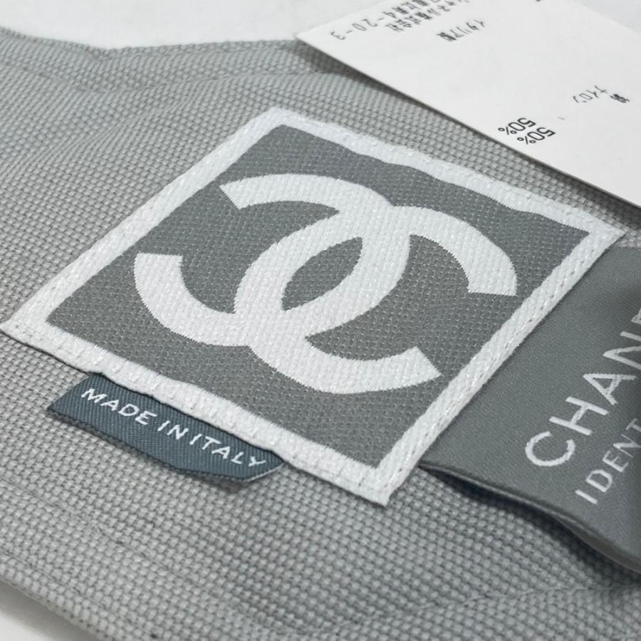 CHANEL シャネル スポーツライン ココマーク アームバンド リストバンド コットン グレー ユニセックス.【中古】 | CHANEL | 05