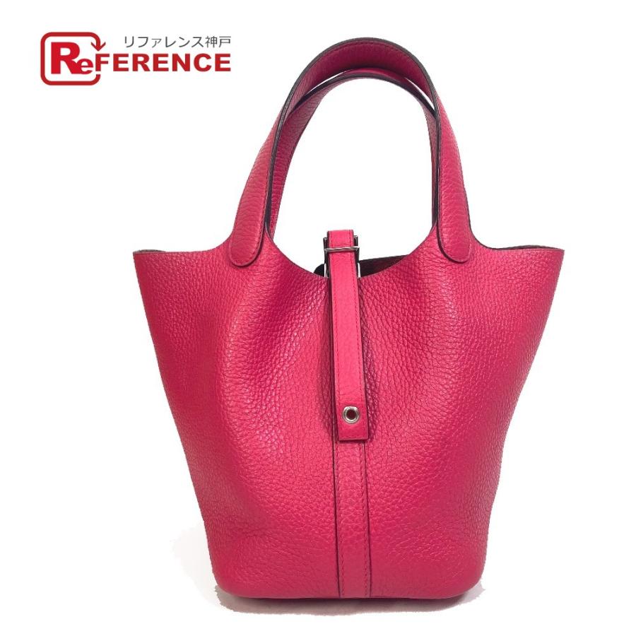 HERMES　美品ピコタンロック18PMハンドバッグ　トリヨン　ピンク系 HERMES エルメス ピコタンロック PM 18 ハンドバッグ トリヨン