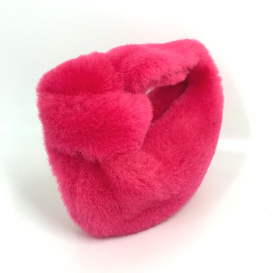 BOTTEGA VENETA ボッテガヴェネタ ミニザジョディファー ハンドバッグ フェイクファー ピンク レディース【中古】美品 |  | 02