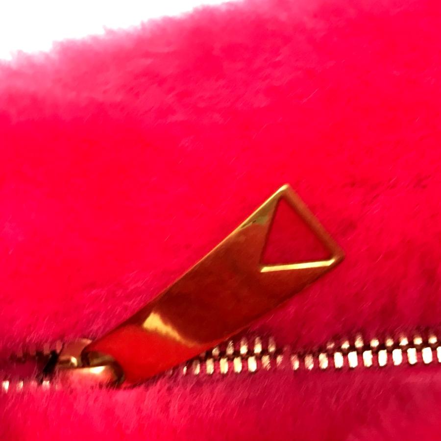 BOTTEGA VENETA ボッテガヴェネタ ミニザジョディファー ハンドバッグ フェイクファー ピンク レディース【中古】美品 |  | 08