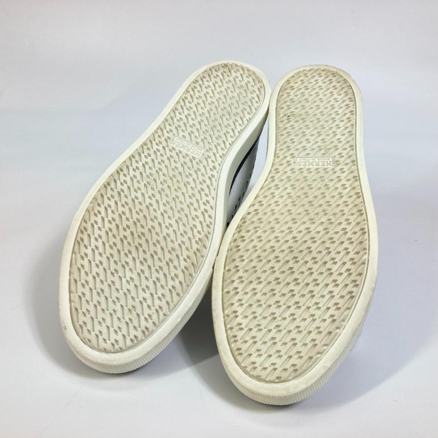 HERMES エルメス パンチング ハイカット 靴 スニーカー レザー ホワイト レディース【中古】 | HERMES | 08