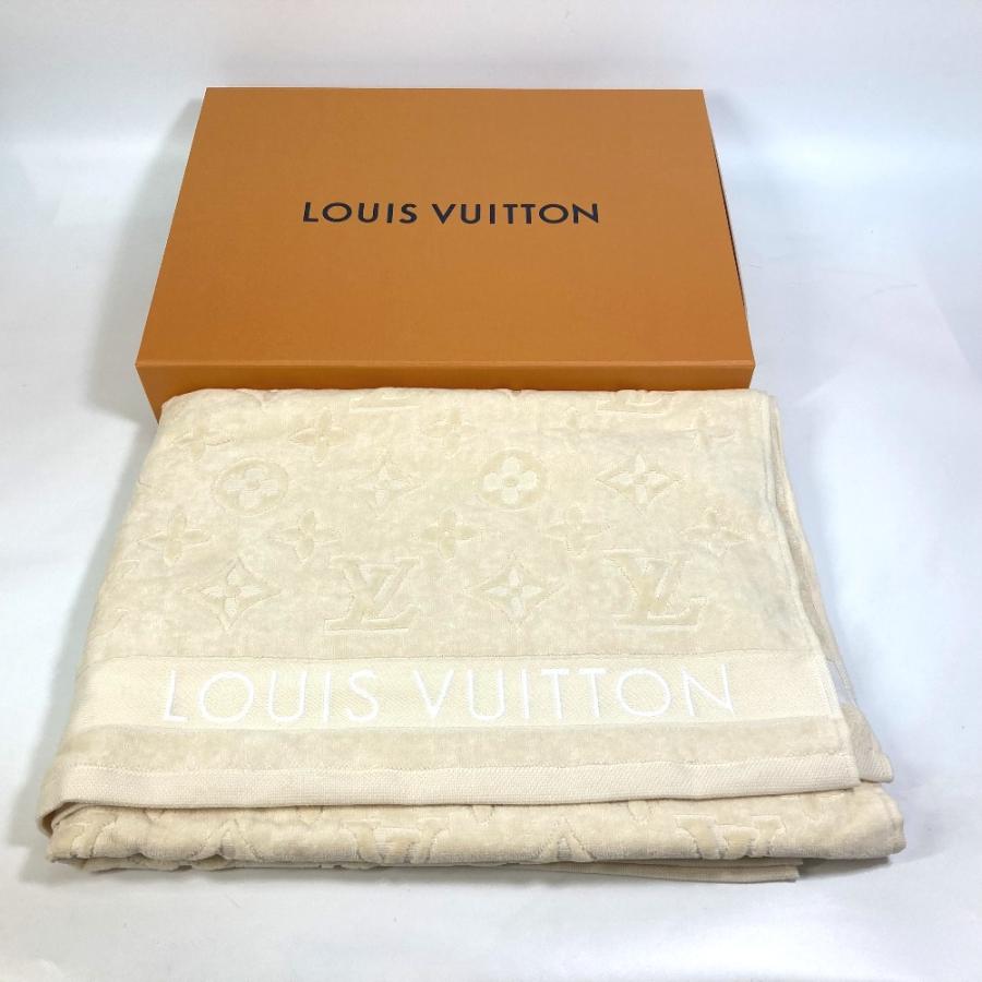 LOUIS VUITTON ルイヴィトン M77516 モノグラム ドラ ドゥ バン・LV バケーション ビーチタオル コットン ベージュ系【中古】未使用 | LOUIS VUITTON | 07