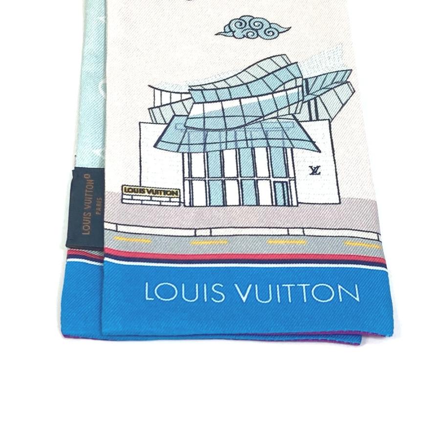 LOUIS VUITTON ルイヴィトン M77934 モノグラム・パターン バンドー ヴィヴィエンヌ ソウル スカーフ シルク レディース【中古】美品 | LOUIS VUITTON | 02