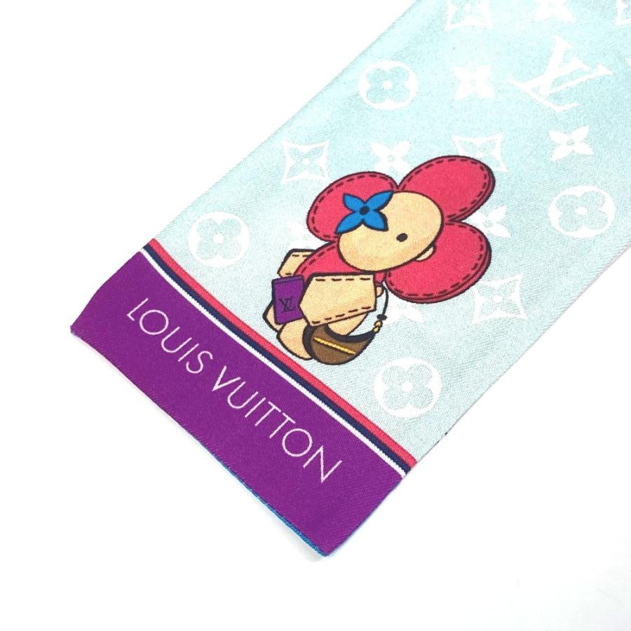 LOUIS VUITTON ルイヴィトン M77934 モノグラム・パターン バンドー ヴィヴィエンヌ ソウル スカーフ シルク レディース【中古】美品 | LOUIS VUITTON | 07