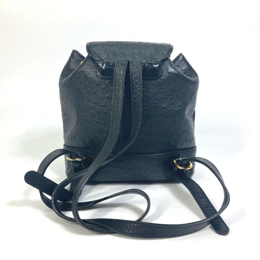 VERSACE ヴェルサーチ サンバースト リュックサック レザー ブラック レディース【中古】 |  | 01
