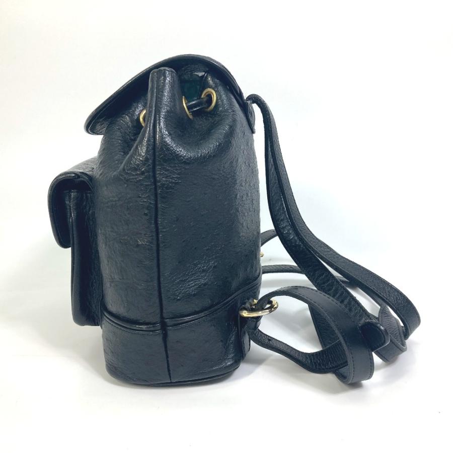 VERSACE ヴェルサーチ サンバースト リュックサック レザー ブラック レディース【中古】 |  | 02