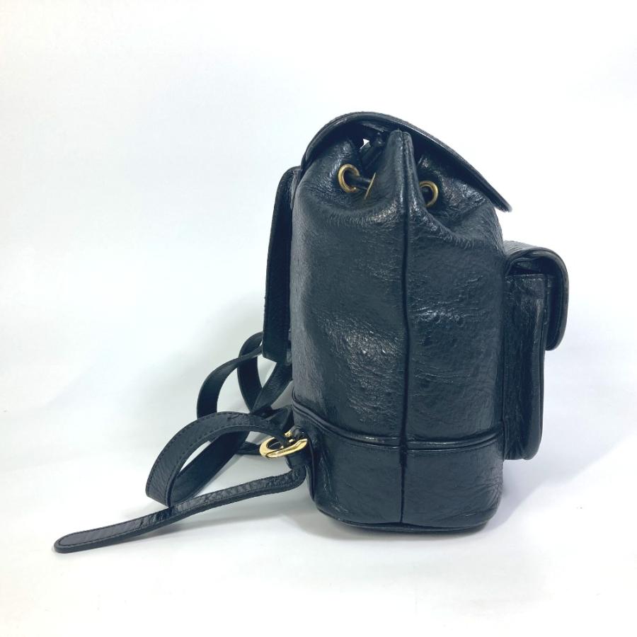 VERSACE ヴェルサーチ サンバースト リュックサック レザー ブラック レディース【中古】 |  | 03