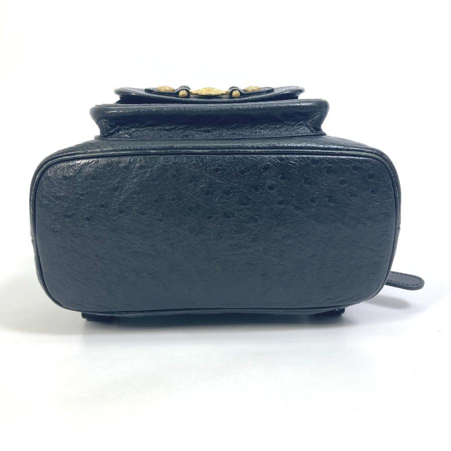 VERSACE ヴェルサーチ サンバースト リュックサック レザー ブラック レディース【中古】 |  | 04