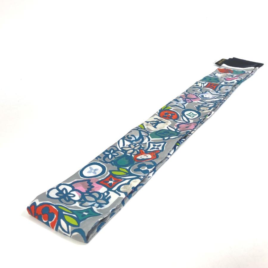 LOUIS VUITTON ルイヴィトン モノグラム バンドー LVポップ ツイリー スカーフ シルク グレー レディース【中古】 | LOUIS VUITTON | 02