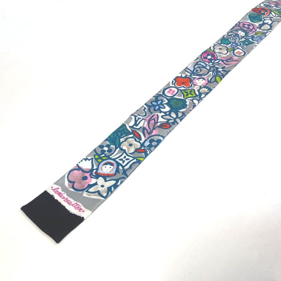 LOUIS VUITTON ルイヴィトン モノグラム バンドー LVポップ ツイリー スカーフ シルク グレー レディース【中古】 | LOUIS VUITTON | 03