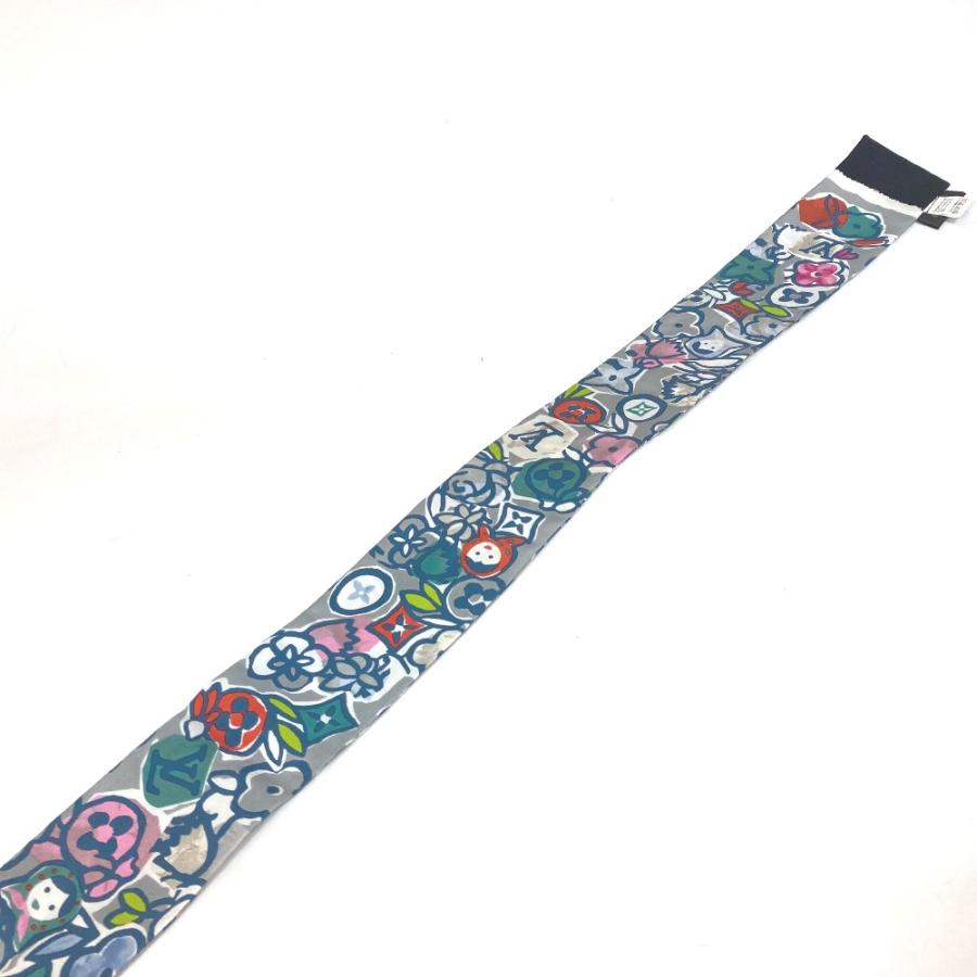 LOUIS VUITTON ルイヴィトン モノグラム バンドー LVポップ ツイリー スカーフ シルク グレー レディース【中古】 | LOUIS VUITTON | 04