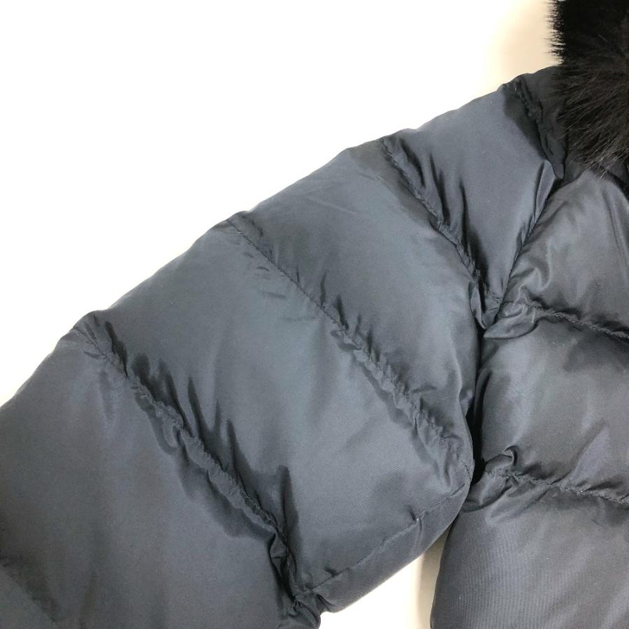 PRADA プラダ ファー ダウンジャケット ダウン ネイビー レディース【中古】 | PRADA | 04