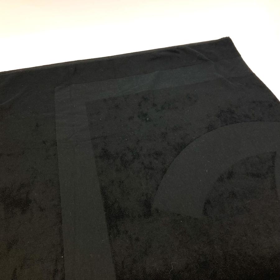 CHANEL シャネル CC ココマーク ビーチタオル ブランケット コットン ブラック レディース【中古】 | CHANEL | 03