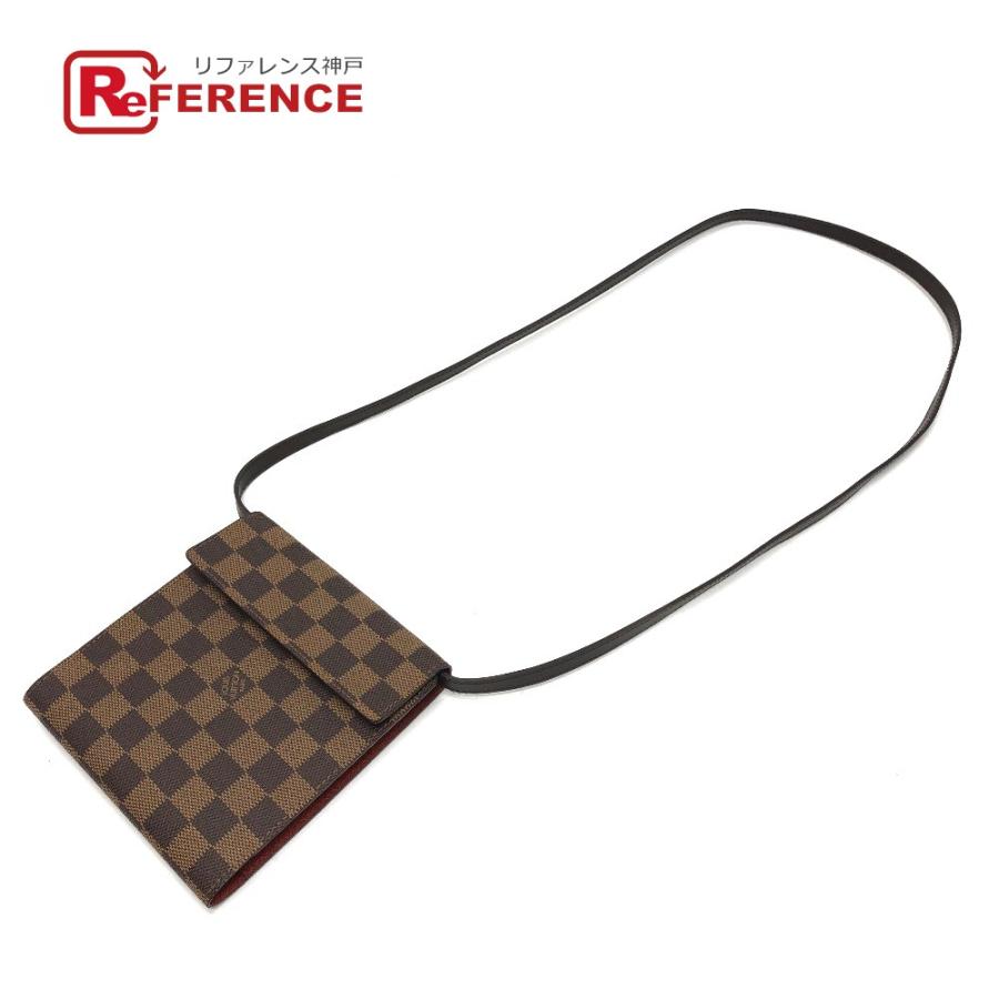 LOUIS VUITTON ルイヴィトン N62935  ダミエ CDケース DVD 斜め掛け ショルダーバッグ ダミエキャンバス ブラウン ユニセックス【中古】 | LOUIS VUITTON