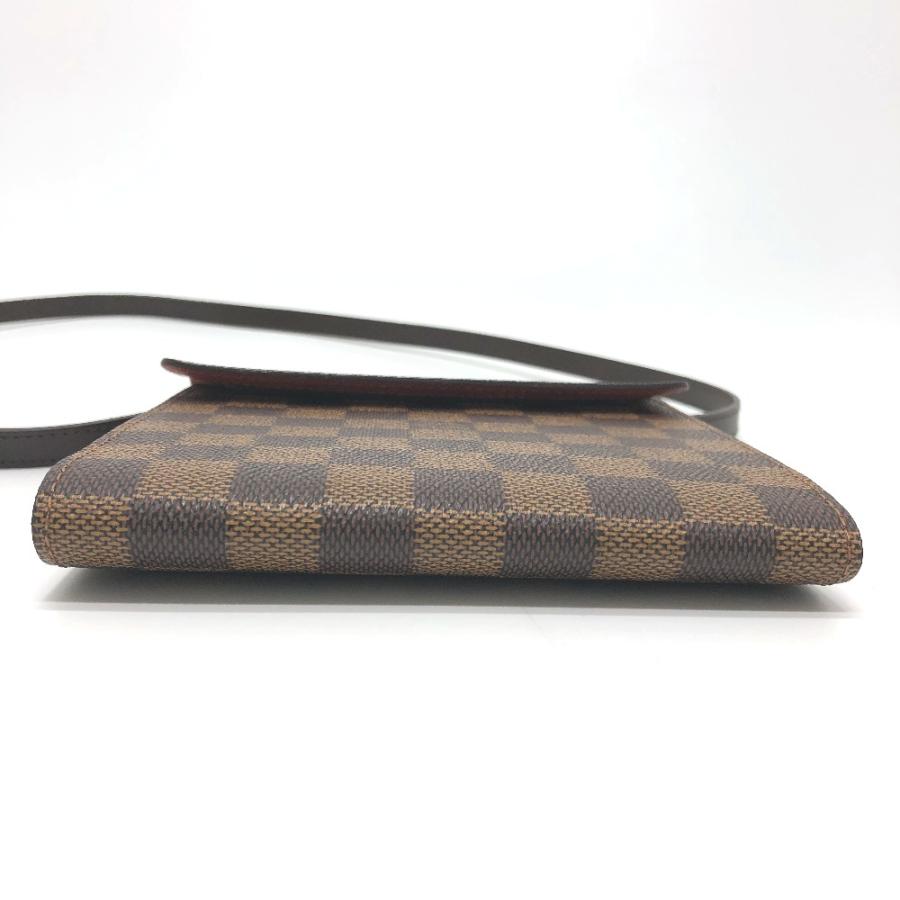 LOUIS VUITTON ルイヴィトン N62935  ダミエ CDケース DVD 斜め掛け ショルダーバッグ ダミエキャンバス ブラウン ユニセックス【中古】 | LOUIS VUITTON | 02