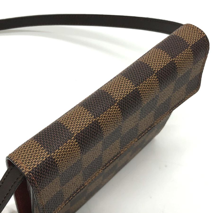 LOUIS VUITTON ルイヴィトン N62935  ダミエ CDケース DVD 斜め掛け ショルダーバッグ ダミエキャンバス ブラウン ユニセックス【中古】 | LOUIS VUITTON | 06