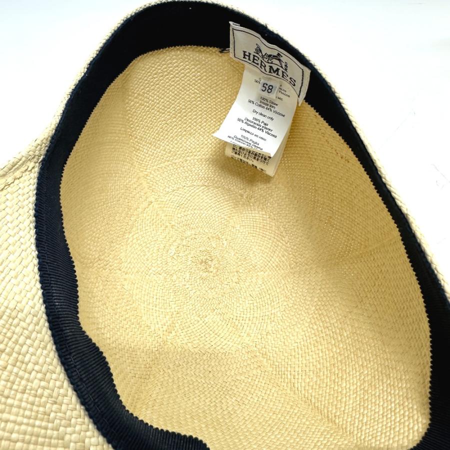 HERMES エルメス パナマ・ブリーサ キャスケット ライリー 帽子 ベース  