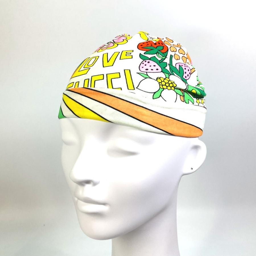 GUCCI グッチ 556613 ベビー baby 赤ちゃん レインボーハット ニット帽 LOVE GUCCI ビーニー ニットキャップ 帽子 帽子 【中古】未使用 | GUCCI | 08