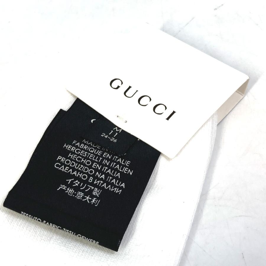 GUCCI グッチ 534937 GG柄 シェリーライン ソックス ペア セット 靴下 コットン ホワイト レディース【中古】未使用 | GUCCI | 04