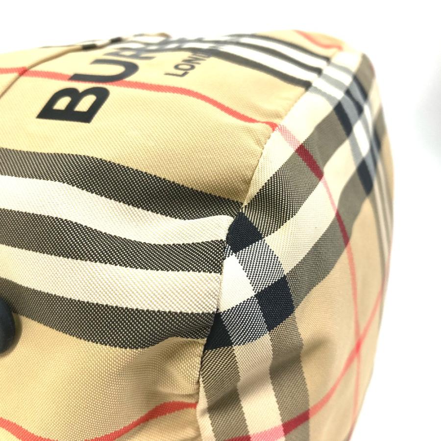 BURBERRY バーバリー チェック 巾着 メイクポーチ ハンドバッグ ポーチ