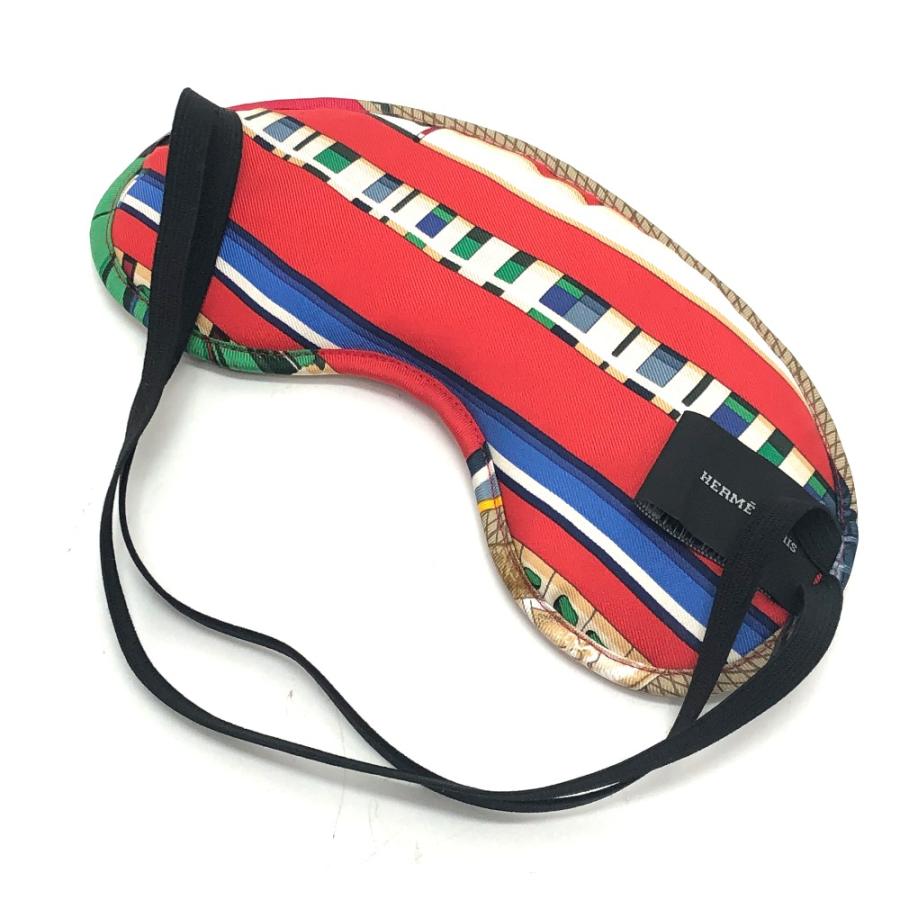 HERMES エルメス 睡眠グッズ アイマスク シルク マルチカラー ユニセックス【中古】新品同様 | HERMES | 01