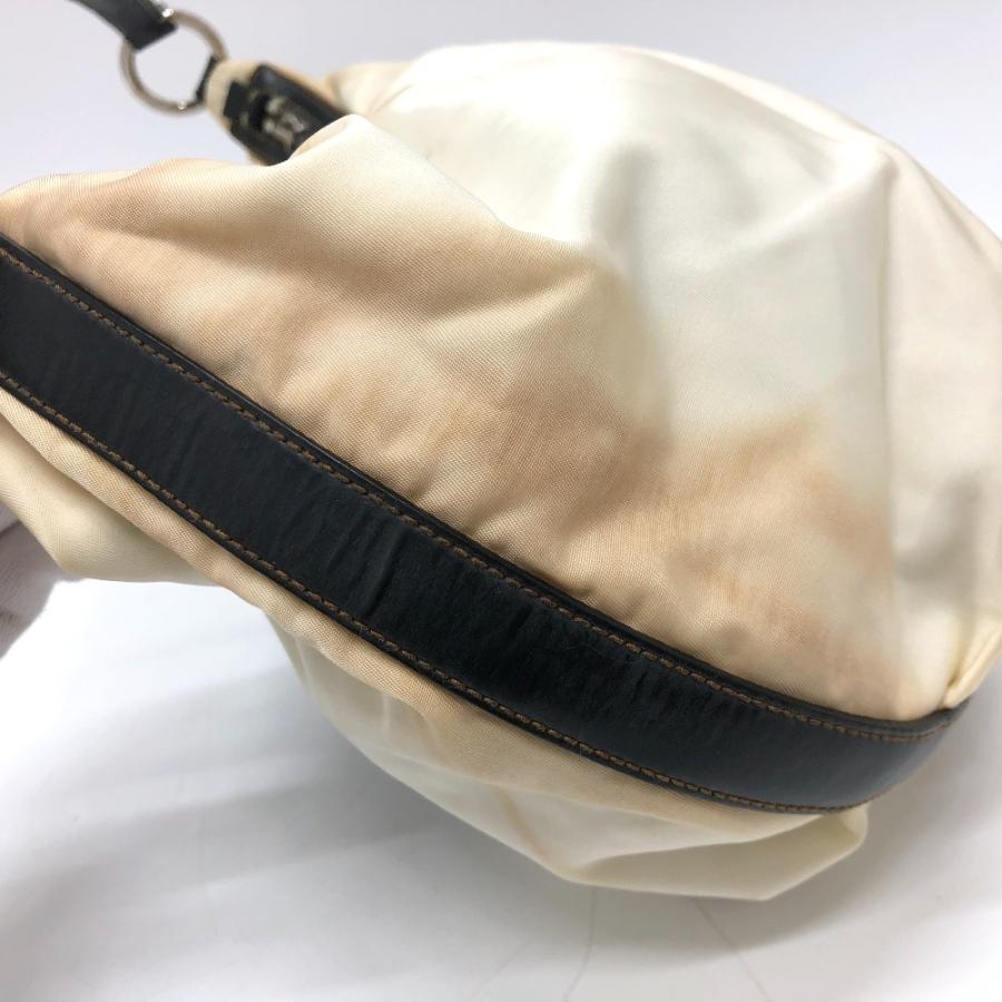 PRADA プラダ ロゴ ワンショルダー ショルダーバッグ ナイロン ホワイト レディース【中古】 | PRADA | 05