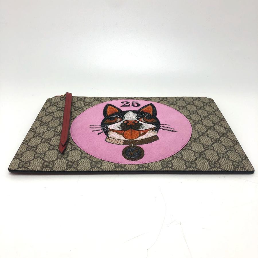GUCCI グッチ 506280 ボスコ犬モチーフ ドッグ クラッチバッグ GG