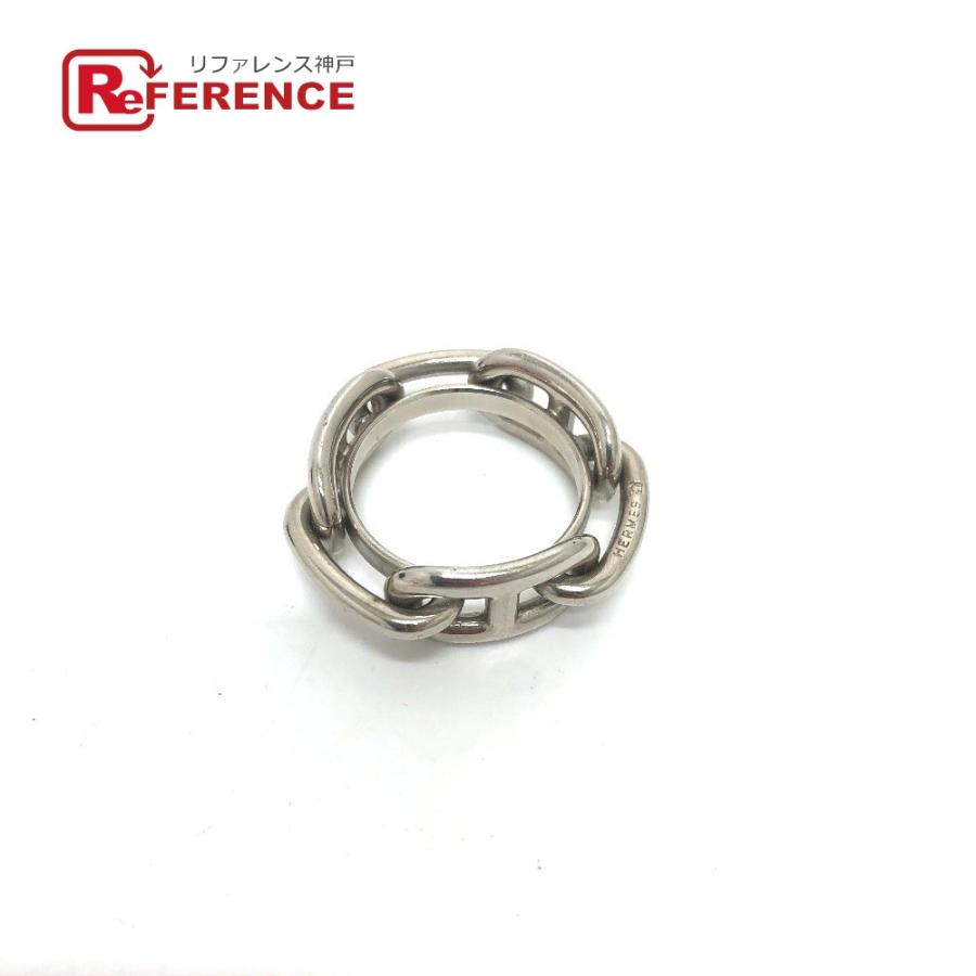 HERMES エルメス シェーヌダンクル ファッション小物 アクセサリー スカーフリング メタル シルバー レディース【中古】 | HERMES