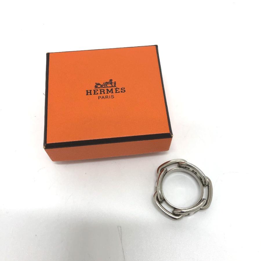 HERMES エルメス シェーヌダンクル ファッション小物 アクセサリー スカーフリング メタル シルバー レディース【中古】 | HERMES | 04