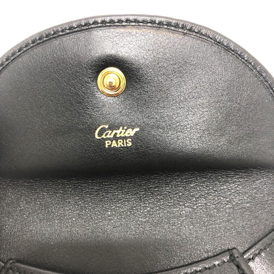 CARTIER カルティエ 小物入れ パンテール パンサー 小銭入れ コインケース レザー ブラック レディース【中古】 | Cartier | 06