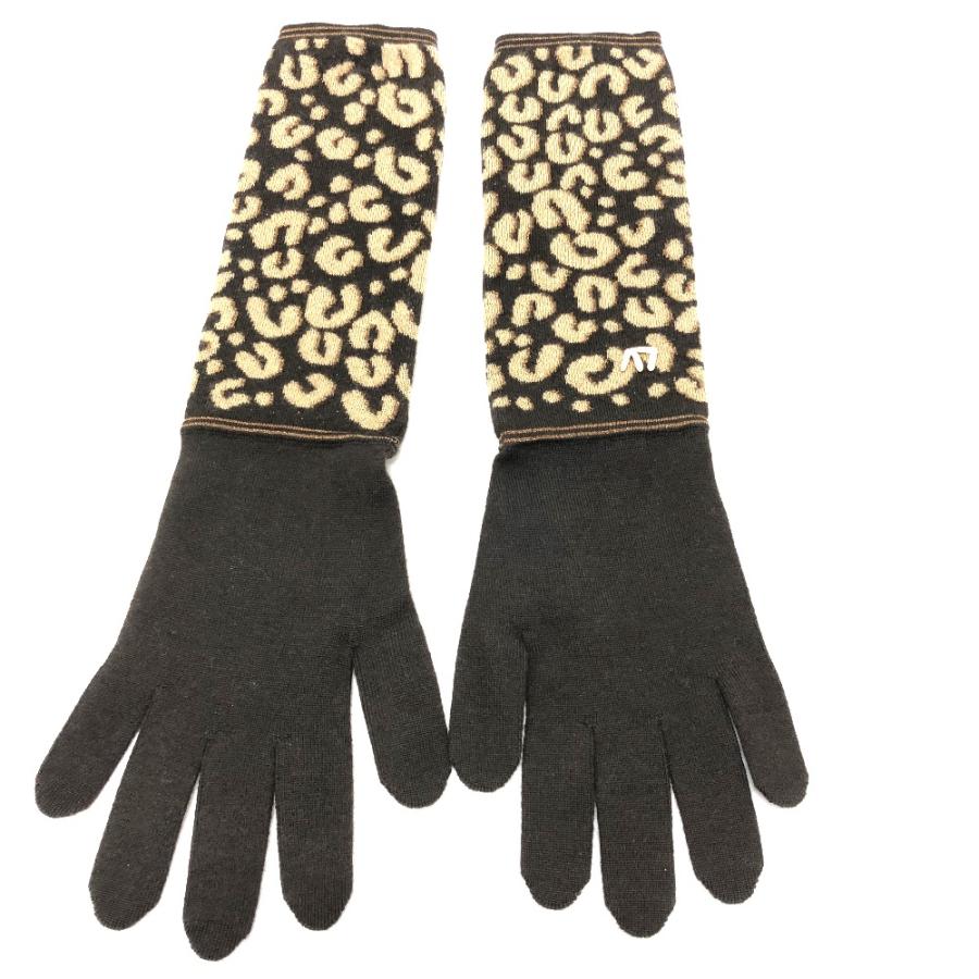 LOUIS VUITTON ルイヴィトン M58347 レオパード ゴンマイユ グローブ 